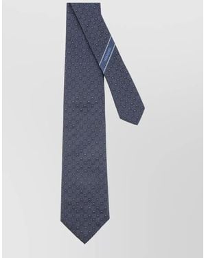 Ferragamo Bow Tie Regular Width Patterned Textured Design - Blue