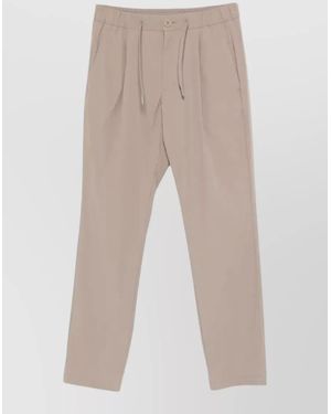 Herno Tapered Trousers - Natural