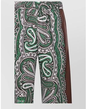 P.A.R.O.S.H. Silk Trousers - Green