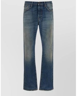 Acne Studios Denim Straight-Leg Jeans - Blue