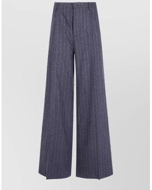Tagliatore Straight-Leg Pants - Blue