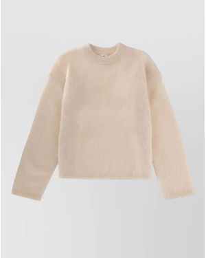 THE GARMENT Roma Boyfriend Mohair Jumper - Natural