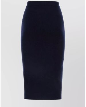 Bottega Veneta Cashmere Pencil Skirt - Blue