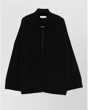 Frankie Shop Wool Oversized Cardigan - Black