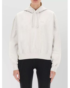 Y-3 Hooded Sweatshirt - White
