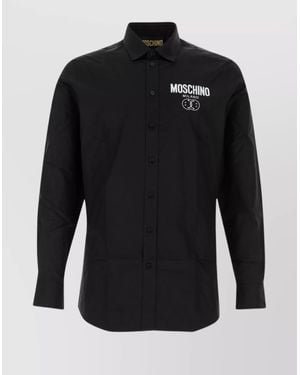 Moschino Long Sleeves Shirt For - Black