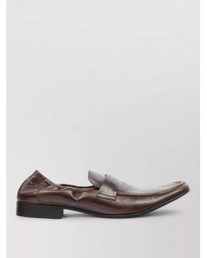 MM6 by Maison Margiela Leather Loafers - Multicolour