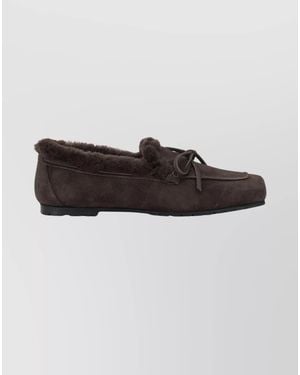 Aeyde Leather Loafers - Brown
