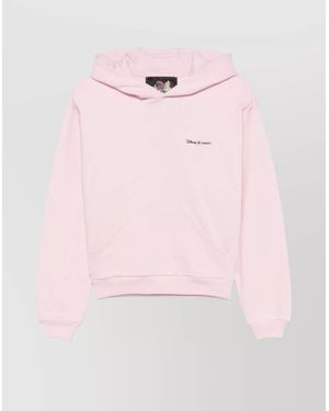Coperni Hooded Knitwear With Kangaroo Pocket - Pink