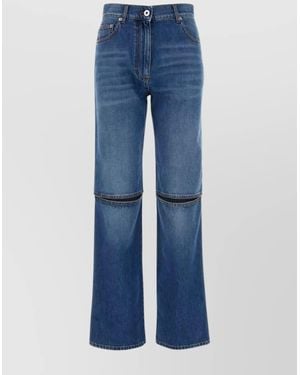 JW Anderson Cutout Bootcut Jeans - Blue