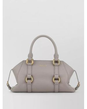 McQueen Leather Shoulder Bag - Multicolour