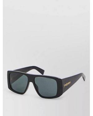 Saint Laurent Sl 832 Rectangular Acetate Sunglasses Frame - Gray
