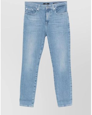 7 For All Mankind Relaxed Skinny Bloom Jeans - Blue