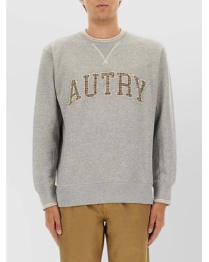 Autry Cotton Sweatshirt - Grey