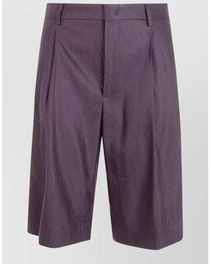 Tagliatore Effie Tailored Bermuda Shorts - Purple
