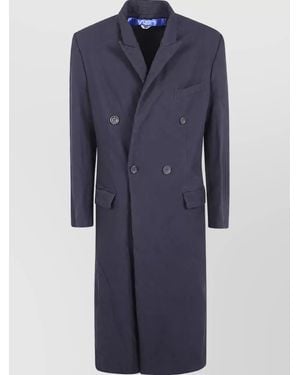 Junya Watanabe Polyester Long Coat - Blue