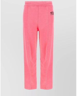 Vetements Logo-Print Track Trousers - Pink