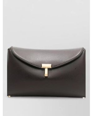 TOTEME Leather Clutch Bag - Gray