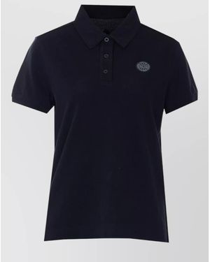 Canada Goose Cotton Short-Sleeve Polo Shirt - Blue