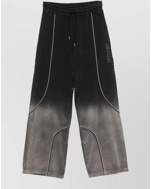 Off-White c/o Virgil Abloh Slouchy Trackpants Wide Leg Ombre Stitching - Grey