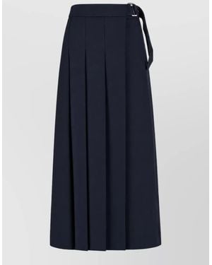 P.A.R.O.S.H. Pleated Skirt - Blue