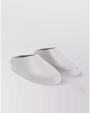 Fear Of God California Round Toe Mule Trainers - White