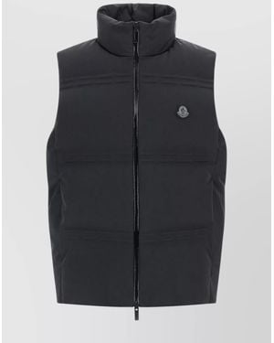Moncler Genius Asap Rocky Collaboration Padded High Collar Vest - Blue