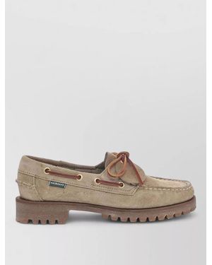 Sebago Leather Lace-Up Loafers - Multicolor