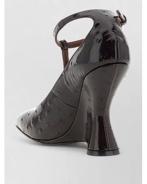 Dries Van Noten Sculptural Heel Pumps - Black