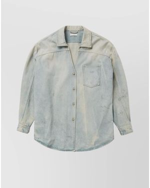 1989 STUDIO Denim Overshirt - Grey