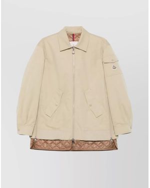 Moncler Quilted Jacket - Natural