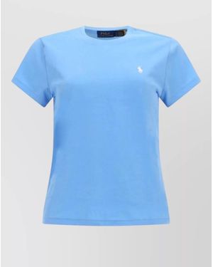 Polo Ralph Lauren Short Sleeve Crew Neck Casual Top - Blue