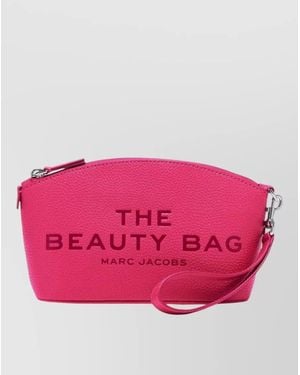 Marc Jacobs Half Moon Leather Beauty Bag Wristlet - Pink