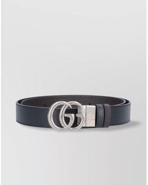 Gucci Adjustable Textured Belts Stylish Finish - Metallic