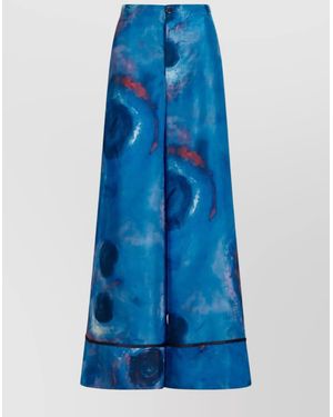 Marni Wide-Leg Trousers - Blue
