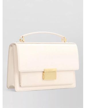 Golden Goose Na Leather Clutch Bag - Natural