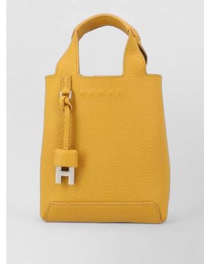 Hogan Calfskin Shoulder Bag - Yellow