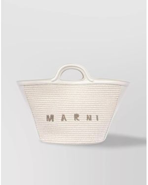 Marni Tropicalia Small Tote Bag - Natural