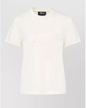 A.P.C. Lenny Regular-Fit Cotton T-Shirt - White