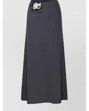 Christopher Esber Trio Stone High Waist Skirt - Blue