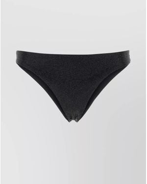 Prada Crystal-Embellished Bikini Bottoms - Black