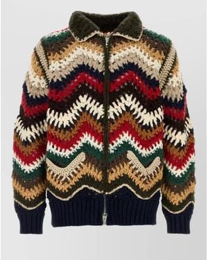 Sacai Crochet Cardigan - Multicolour