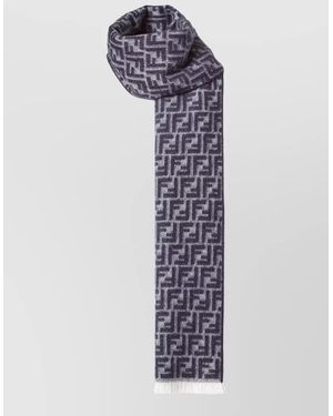 Fendi Wool Scarf - Purple