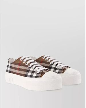 Burberry Nylon Lace-Up Sneakers - Multicolor