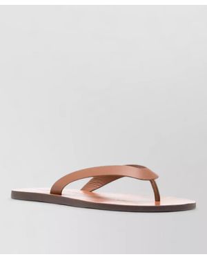 Manebí Leather Flat Sole Open Toe Sandals - Multicolor