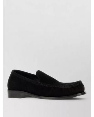 Dries Van Noten Suede Leather Loafers - Black