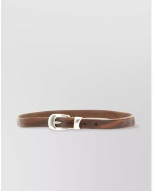 Our Legacy Leather Belt - Brown