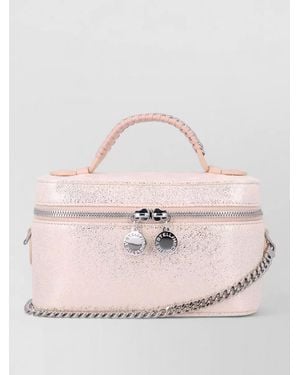 Stella McCartney Falabella Vanity Case Clutch Bag - Pink