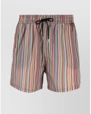 Paul Smith Striped Swim Shorts - Multicolour