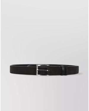 Hogan Adjustable Length Suede Leather Belt - Multicolour
